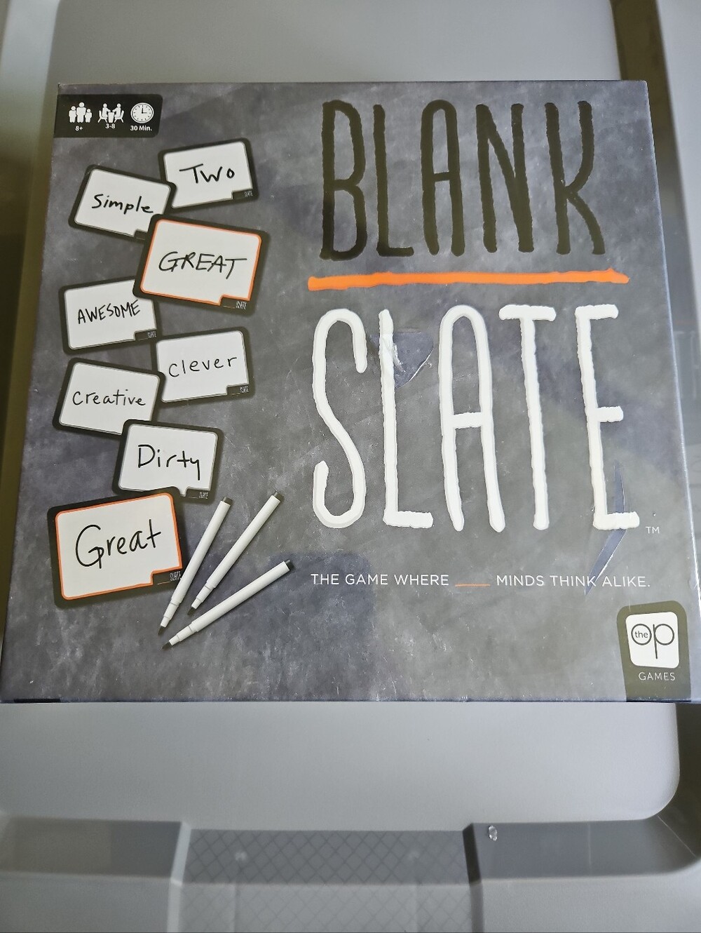 USAopoly Blank Slate Board Game: NEW